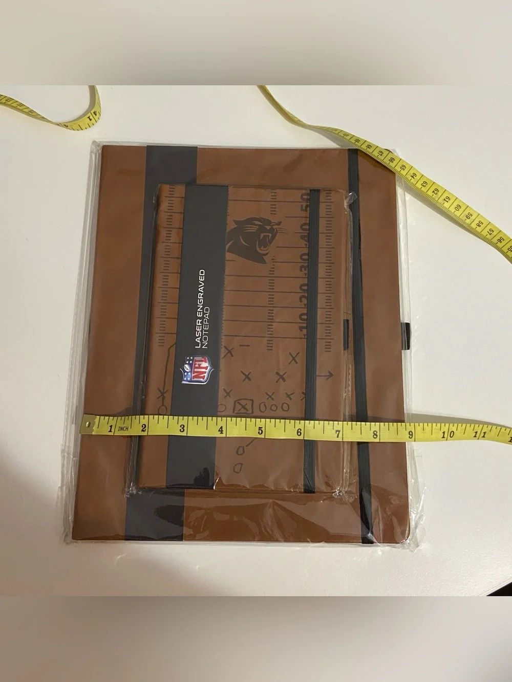 NFL Carolina Panthers Laser Engraved Notepad and Pen Set